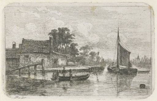 Sailing ship at the waterfront