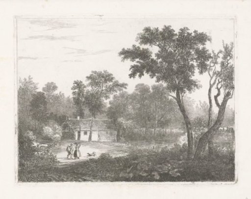 Man and Woman by a House on the Water