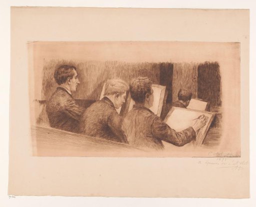 Lesson in the Drawing School