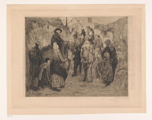 Group of pilgrims on a pilgrimage