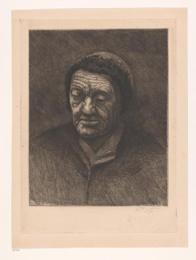 Portrait of an unknown old woman