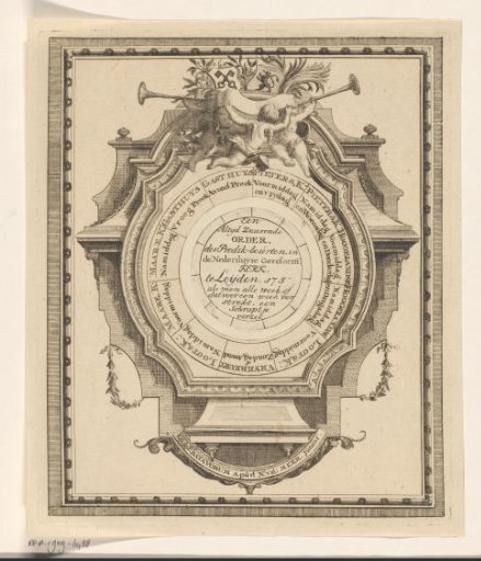 Ornamental Pulpit Pointer for Church Attendance in Leiden