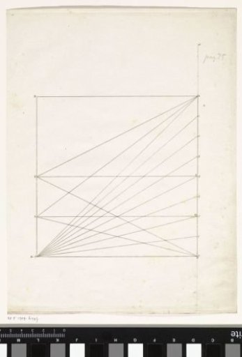 Rectangular plane with diagonal lines
