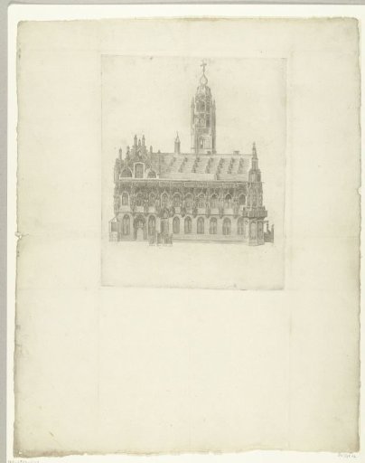 View of the Town Hall of Middelburg