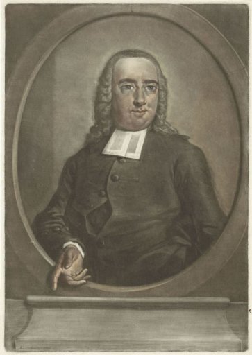 Portrait of the minister Willem Lodewijk Pielat