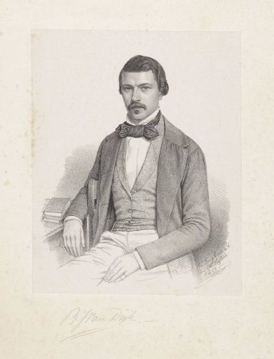 Portrait of B.J. van Dijk