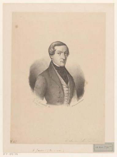 Portrait of an unknown man, possibly E. Jaules
