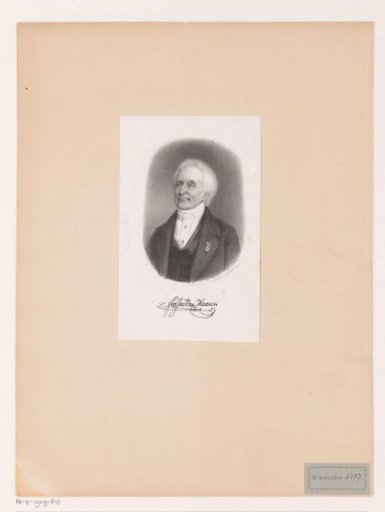 Portrait of Florentius Jacobus van Maanen