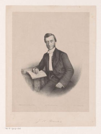 Portrait of Johannes Hendrik Brandes