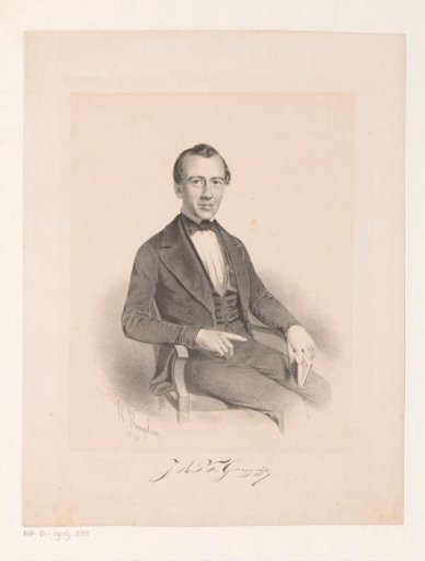 Portrait of Justus Rinia Petrus François Gonggrijp