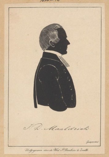 Silhouette portrait of J.D. Maaldrink