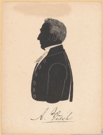 Silhouette portrait of Adam Visch
