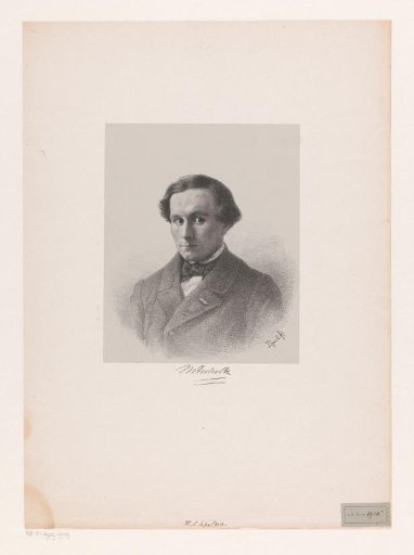 Portrait of Willem Albert Scholten