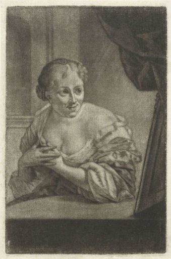 Woman before a mirror