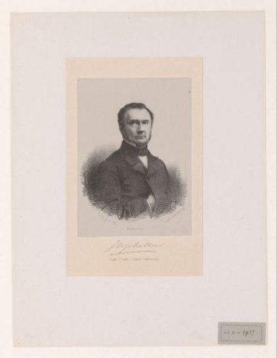 Portrait of Johannes Henricus Scholten