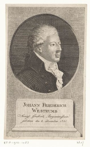 Portrait of Johan Friederich Westrumb