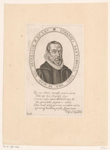 Portrait of Johann Buxtorf at the age of 65