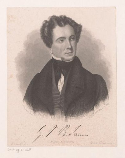 Portrait of George Payne Rainsford James