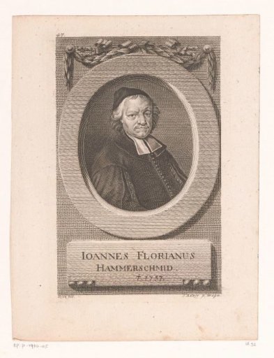 Portrait of Johann Florian Hammerschmid