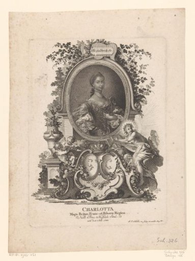 Portrait of Charlotte of Mecklenburg-Strelitz