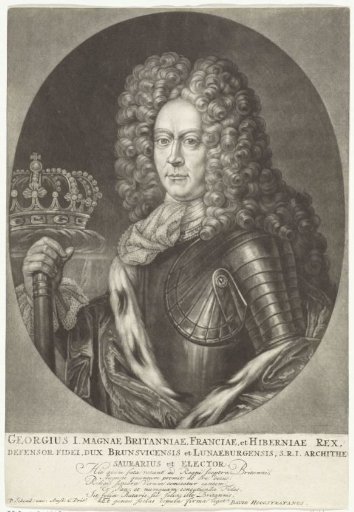 Portrait of George I, King of England