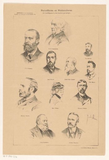 Parnellites and Nationalists: The Principal Figures in the Irish Party Struggle