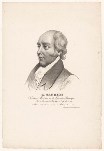 Portrait of the Prime Minister George Canning