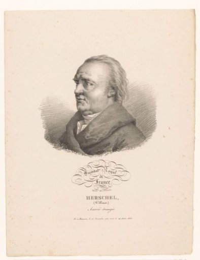 Portrait of the astronomer Frederick William Herschel