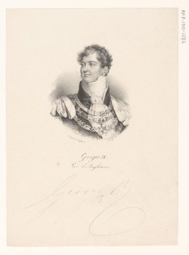 Portrait of George IV of the United Kingdom