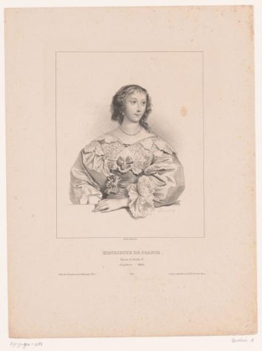 Portrait of Henrietta Maria of France