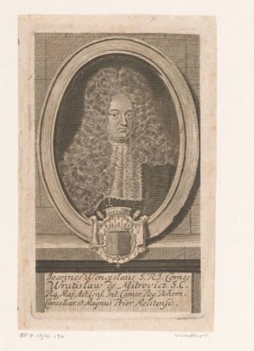 Portrait of Johann Wenzel Graf von Wratislaw und Mitrowitz