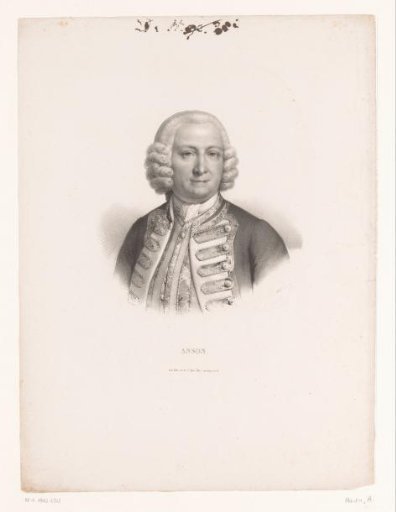 Portrait of Admiral George Anson