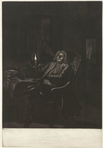 Man smoking a pipe