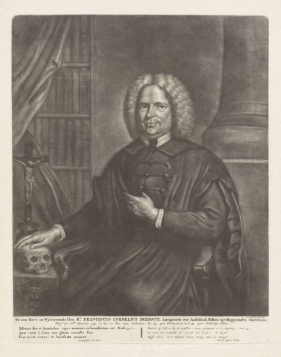 Portrait of the priest Franciscus Cornelius Dierout