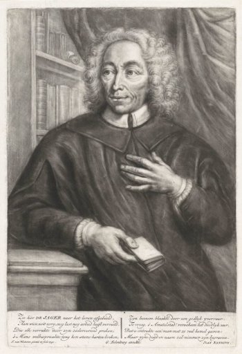 Portrait of the minister J. de Jager