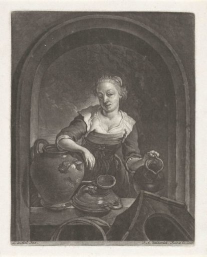 Young Woman with a Jug at a Window