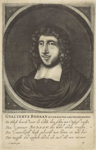 Portrait of the Minister Gualterus Bodaan
