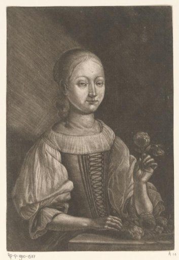 Girl with a rose