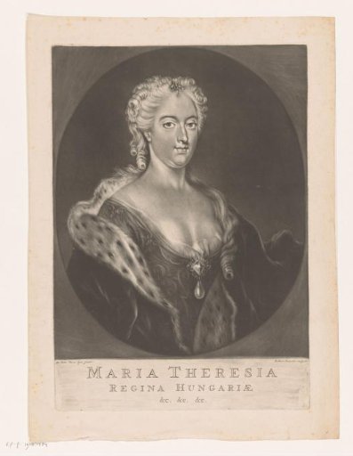 Portrait of Maria Theresia, Holy Roman Empress