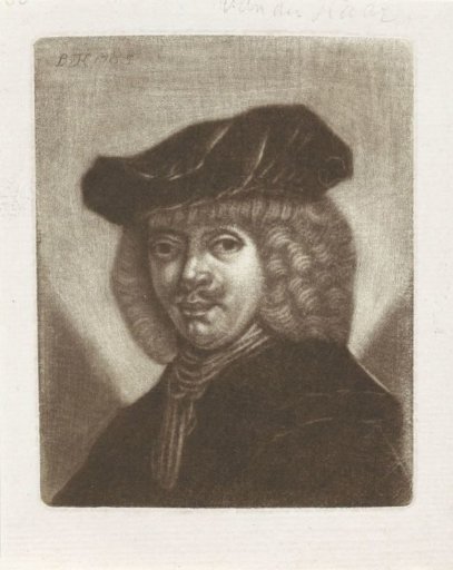 Bust of a man with a cap