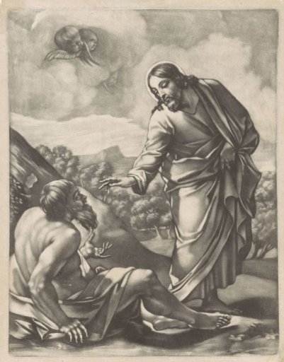 Christ healing a paralyzed man