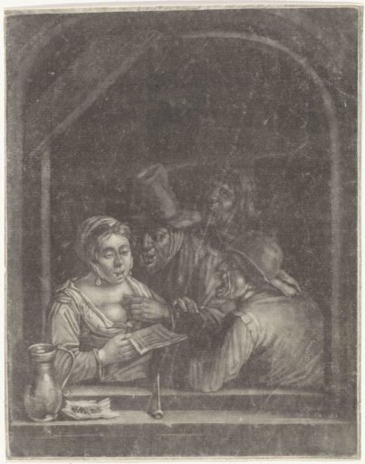 Singing Figures in a Window