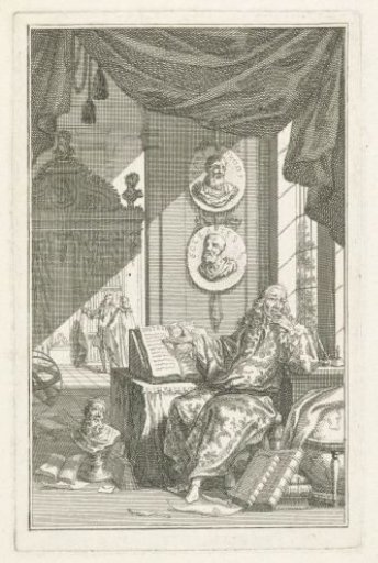 Scholar in a study