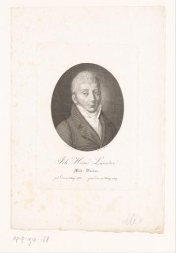 Portrait of Johann Heinrich Lavater