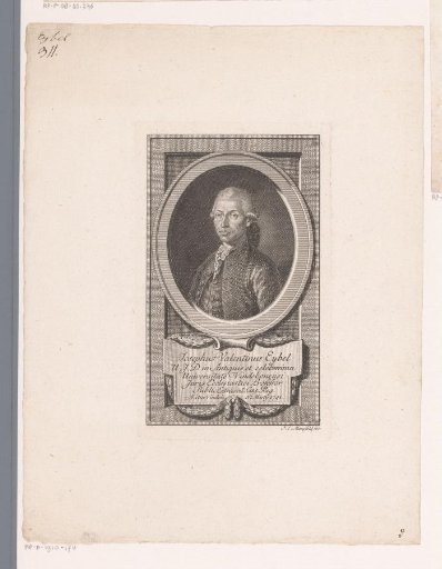 Portrait of Josef Valentin Sebastian Eybel