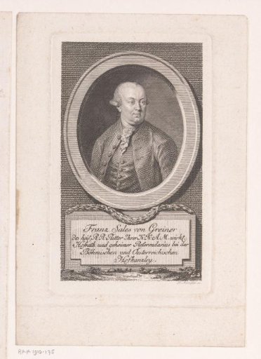 Portrait of Franz Sales von Greiner