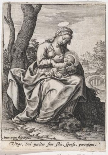Mary suckling the Christ Child