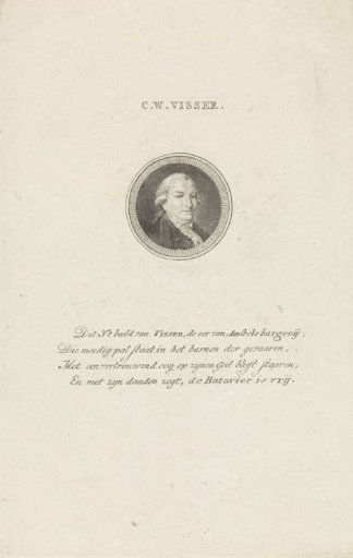 Portrait of Carel Wouter Visscher