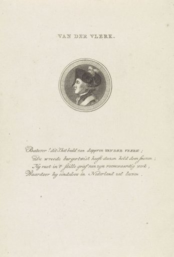 Portrait of Robertus van der Vlerk