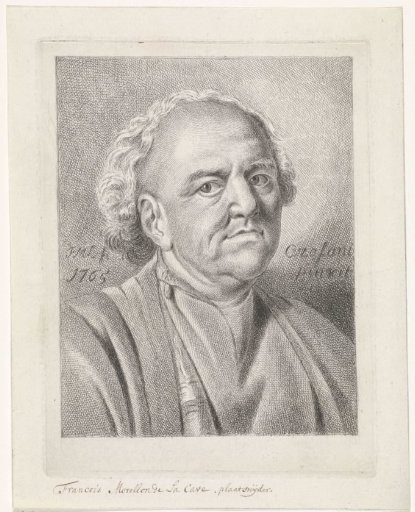 Self-portrait of François Morellon La Cave